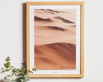 Fearless desert Poster