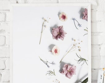 Floral puzzle Poster