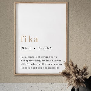 Fika-Plakat