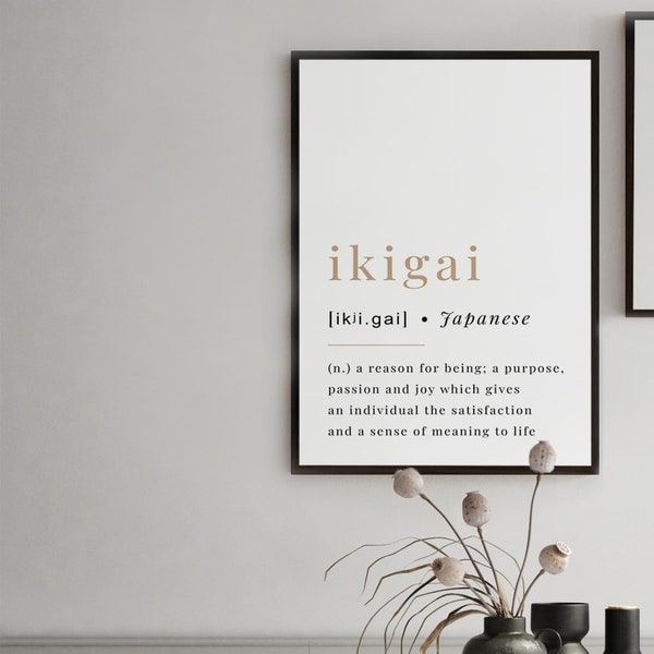 Plakat Ikigai