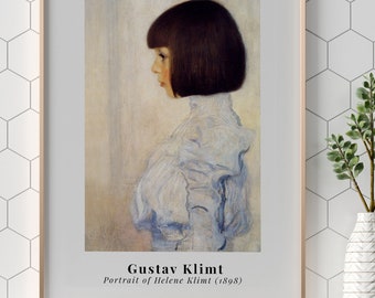 Plakat Gustav Klimt - Portrait of Helene Klimt