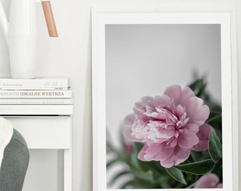 Brave peonies Poster