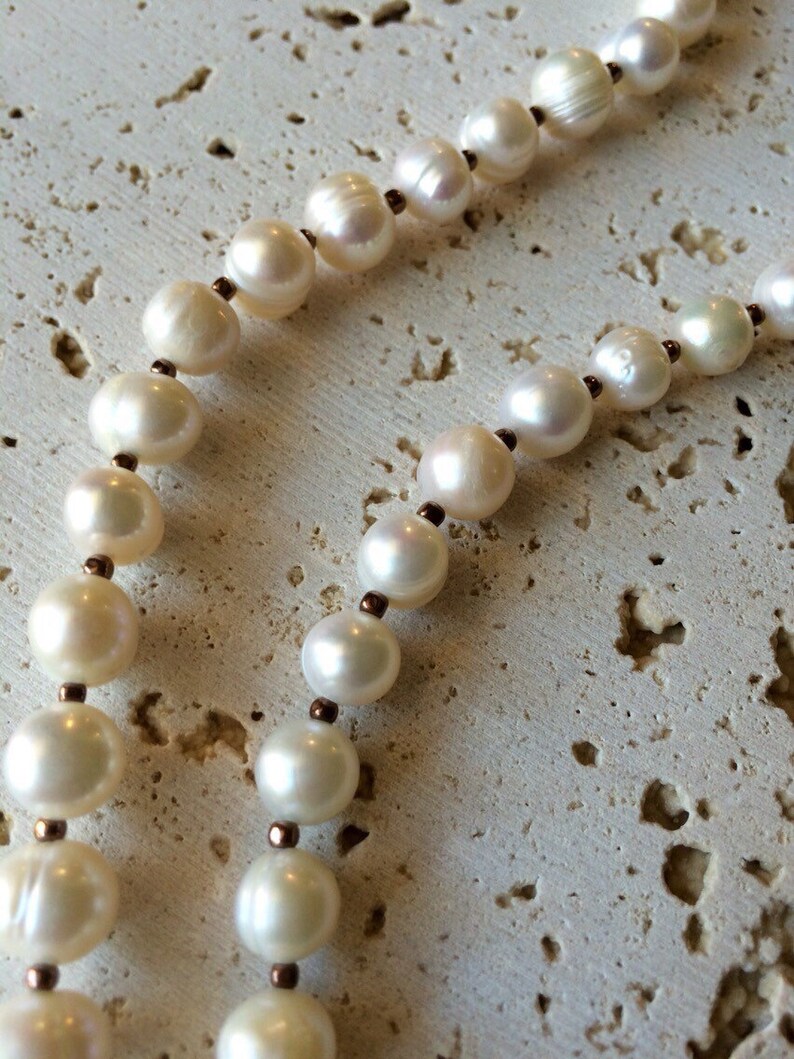 Long Freshwater Pearl Tassel Necklace,tassel necklace,Pearl Tassel Necklace,yoga pearl necklace,pearl tassel,pearl necklace with leather tas