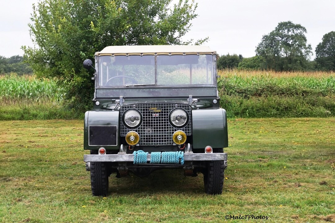 1951 British Land Rover Print: Classic Military Vehicle Photography - Etsy