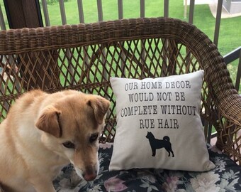 Dog Lovers Pillow Cover - Custom Pillow Case - Decorative Pillow Cover - Housewarming Gift