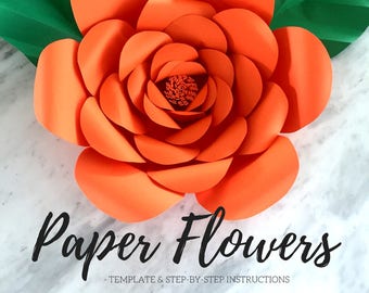 Paper flower template | flower template | paper flower backdrop | flower backdrop | giant paper flower | large paper flowers | paper flower