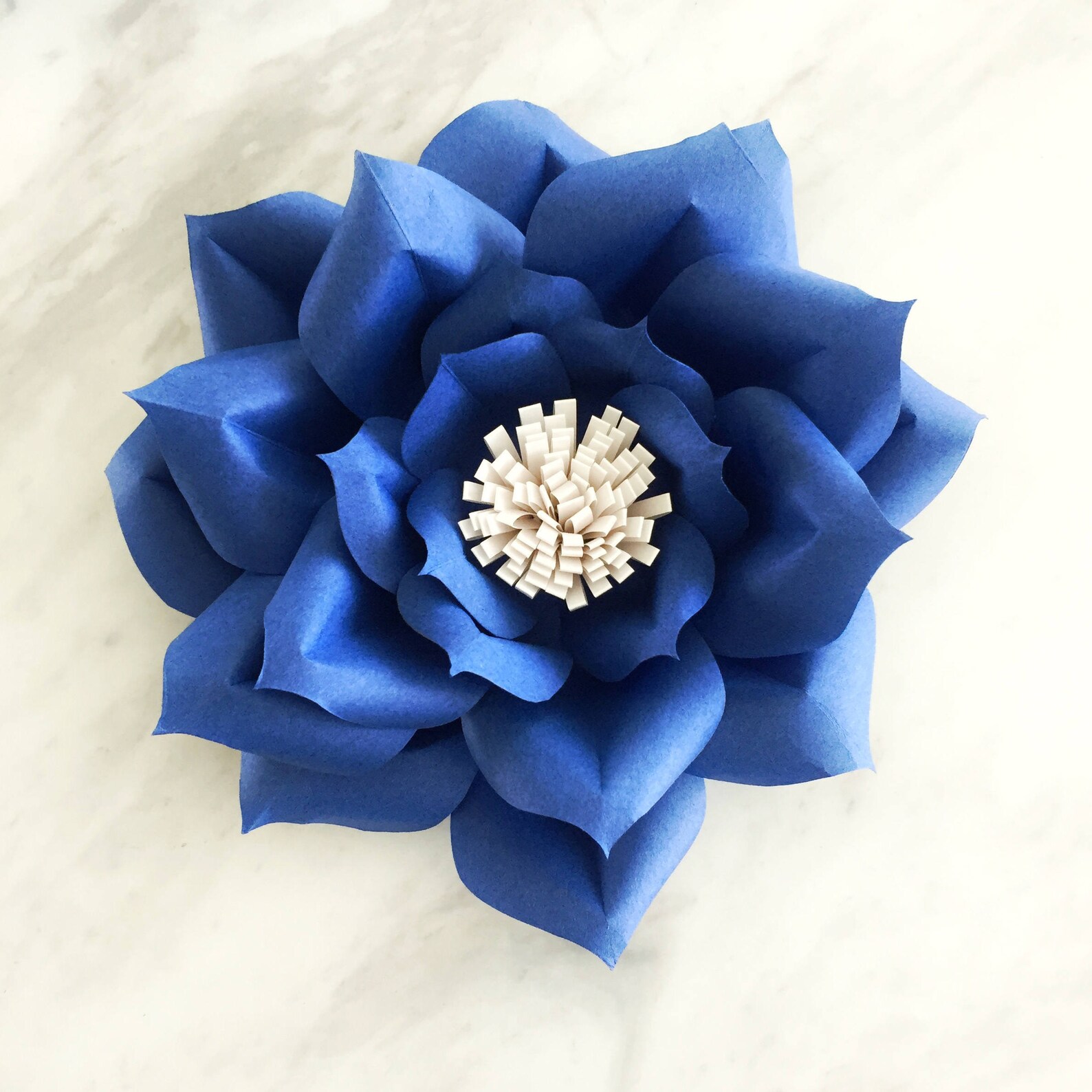 Paper Flower Template Flower Template Paper Flower Etsy