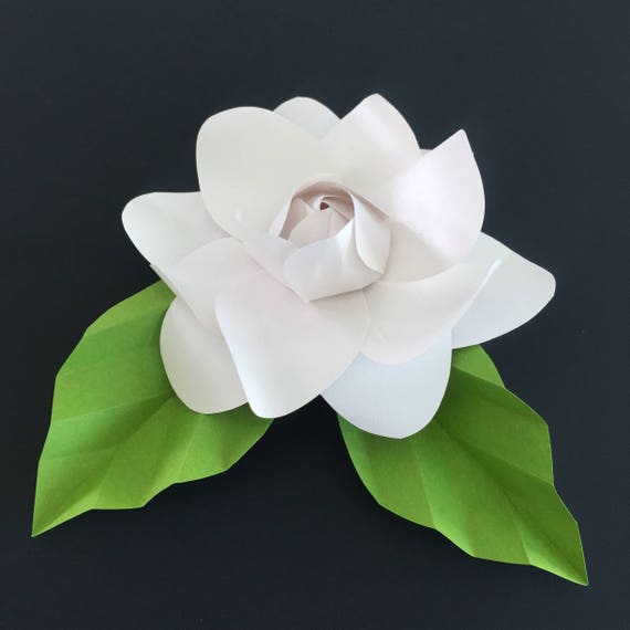 paper gardenia template paper flower template paper flower etsy gardenia paper flower template