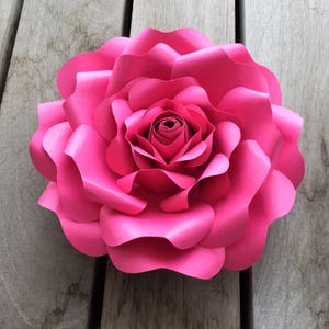 Paper flower template flower template paper flower backdrop flower backdrop giant paper flower large paper flowers paper rose image 2