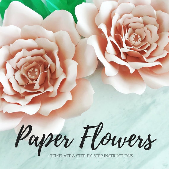 Paper flower template | flower template | paper flower backdrop | flower backdrop | giant paper flower | large paper flowers | paper flower