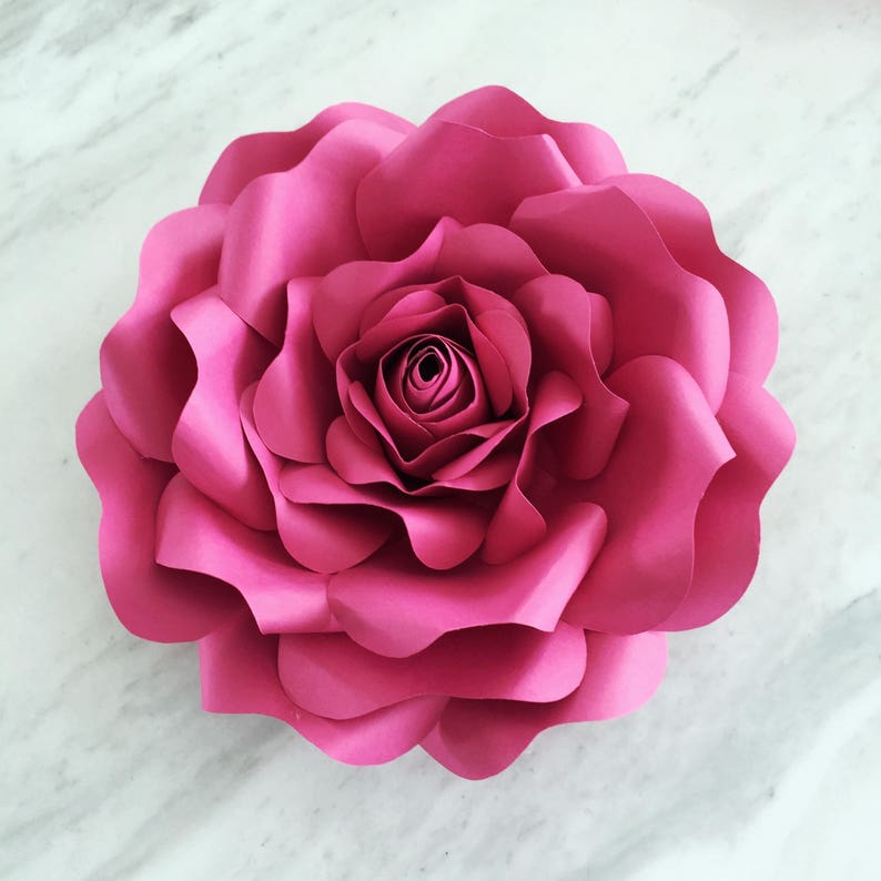 Paper flower template flower template paper flower backdrop flower backdrop giant paper flower large paper flowers paper rose image 3