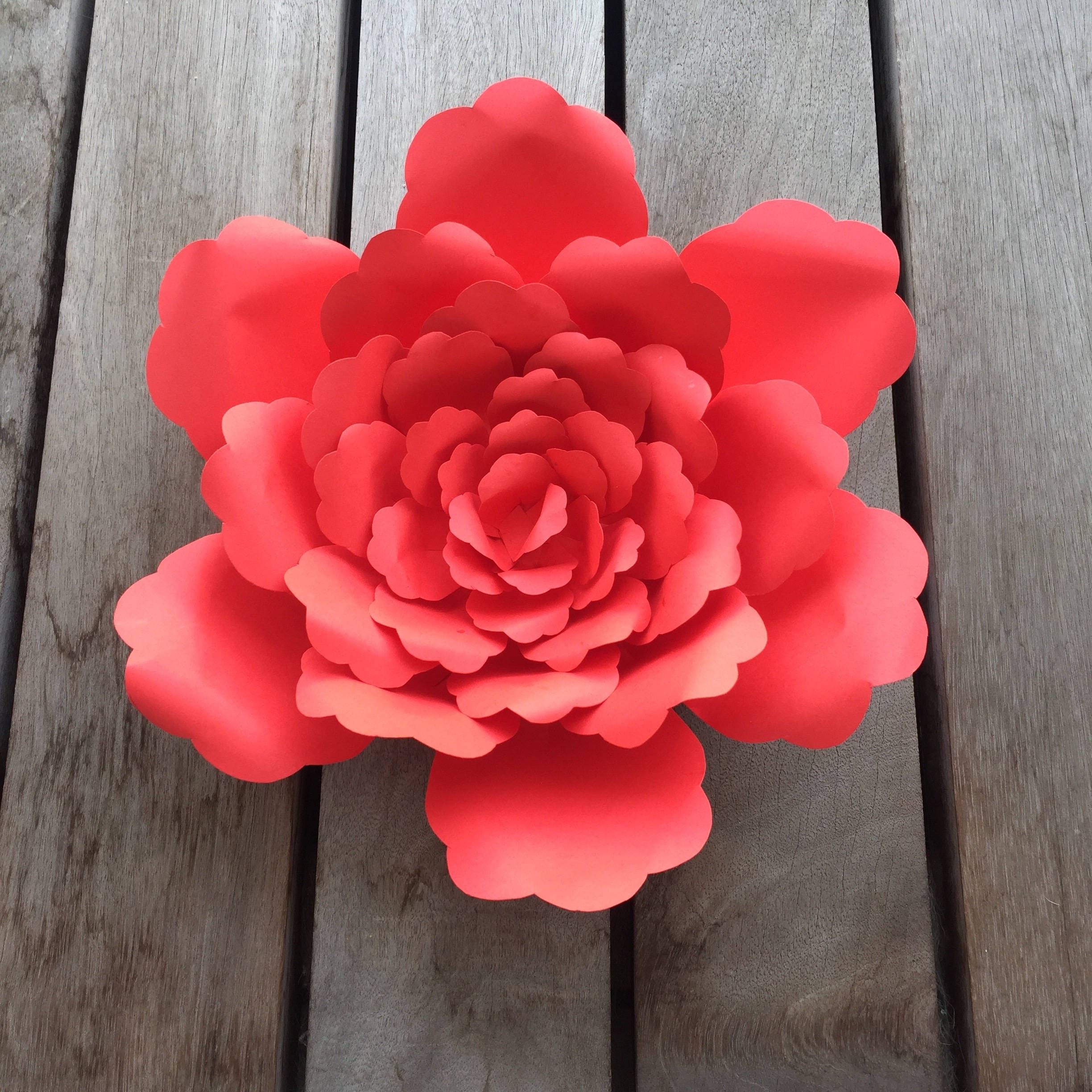 Paper Flower Template Flower Template Paper Flower Backdrop