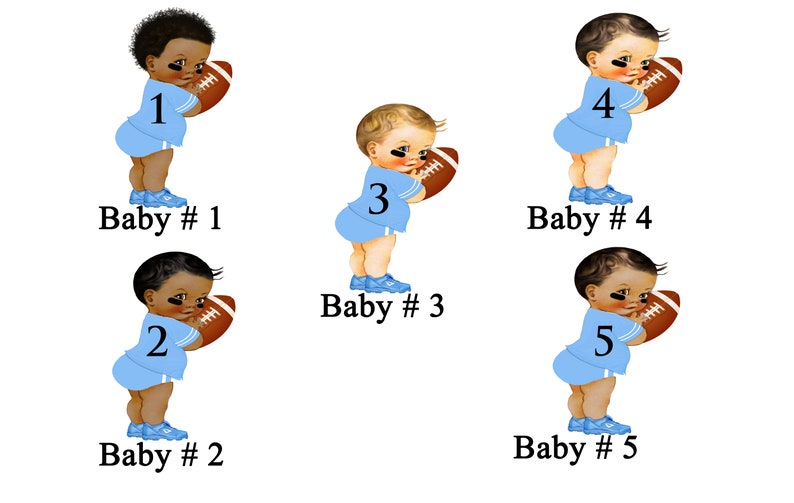 Sports Football Baby Shower Backdrop Baby Décor Baby Shower Sign