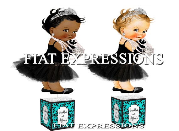 Breakfast at Tiffanys Girl Baby Shower Centerpiece Il_570xn