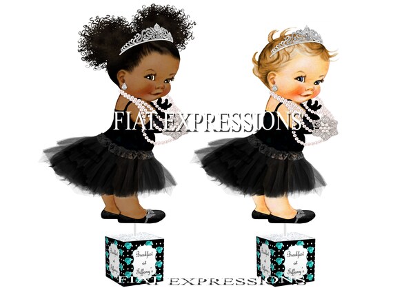 Breakfast at Tiffanys Girl Baby Shower Centerpiece Il_570xn