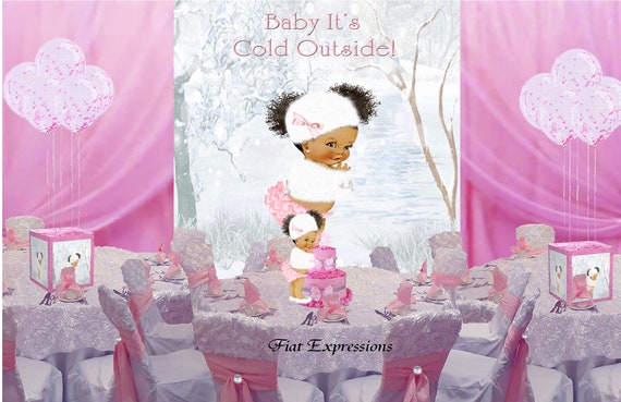 diaper centerpieces with balloons