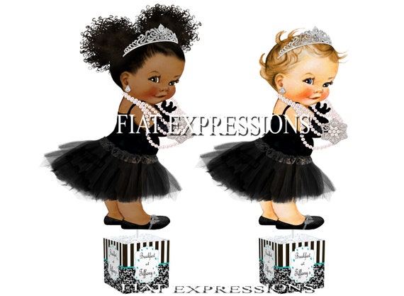 Breakfast at Tiffanys Girl Baby Shower Centerpiece Il_570xn