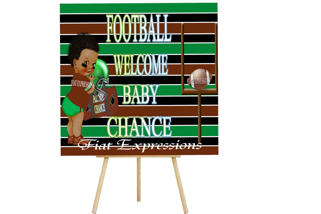 Sports Football Baby Shower Backdrop Baby Décor Baby Shower Etsy