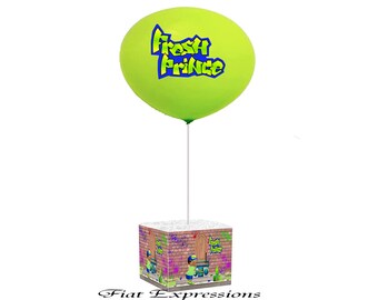 Fresh Prince & Taxi Baby Shower Single Balloon Centerpiece