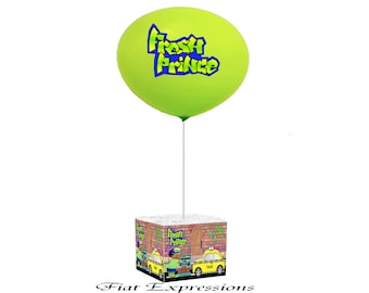 Fresh Prince & Taxi Baby Shower Single Balloon Centerpiece