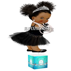 Breakfast at Tiffany&#39;s Girl Baby Shower Centerpiece