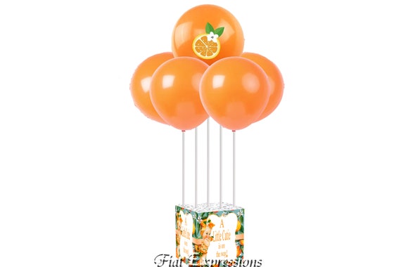 Cutie Orange Baby Shower Balloon Bouquet Il_570xn