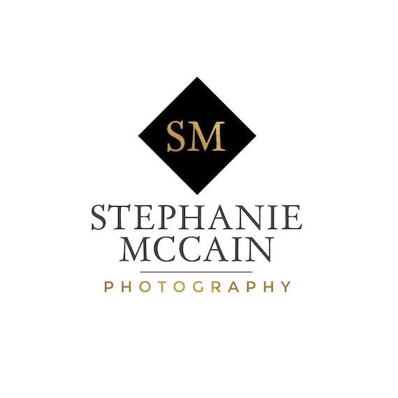 Photographer Logo Template Elegant Gold Black Logo Etsy Photographer Logo Template Elegant Gold Black Logo Etsy