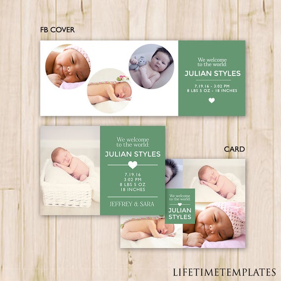 fb birth announcement