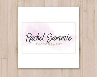 Photographer Logo Template - Photography Template for Photographers - Photoshop PSD *INSTANT DOWNLOAD*