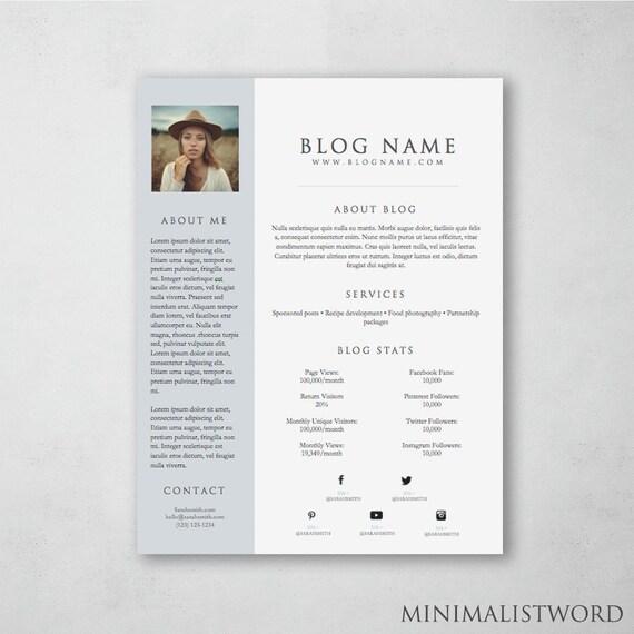 1-page-blog-media-kit-template-microsoft-word-doc-instant-etsy