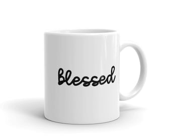 Välsignad mugg | Inspirerad | Välsignade gåvor | Välsignade muggpresenter | Kaffemugg | Tacksamhet | Tacksam mugg | Presentidé