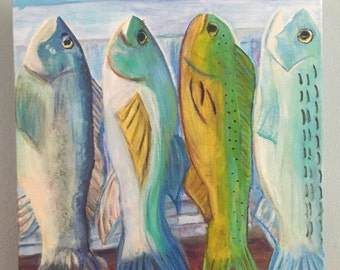 Colorful Fish Painting