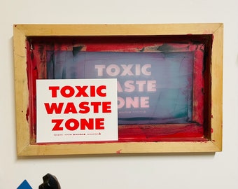 Vintage Screen Print Sign
