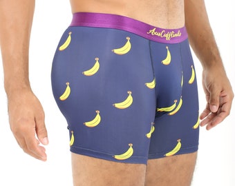 BANANA Farmer Undies Underwear | Fruit Lover Briefs | Mens Jocks Boxers Him | Groomsmen Wedding Underwear | Undies Gift for Dad Xmas