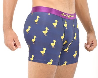 DUCK Duckling Undies Underwear Mens | DuckDuckGo Animal Lover Briefs | Jocks Boxers Him | Groomsmen Wedding Underwear | Undies Gift for Dad