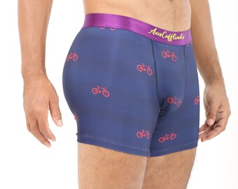 CYCLING BIKE Bicycle Lover Undies Underwear | Cyclist Sports Briefs | Jocks Boxers Him | Groomsmen Wedding Underwear | Undies Gift for Dad