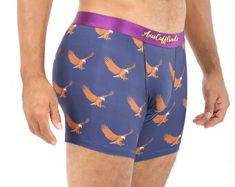 EAGLE Undies Underwear Mens | USA Bird Animal Lover Briefs | Jocks Boxers Him | Groomsmen Wedding Underwear | Undies Gift for Dad Xmas