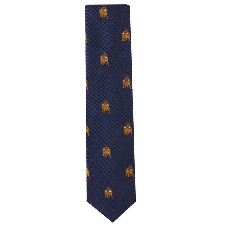 Groomsmen Wedding Ties Bull Tie Mens Necktie Animal Tie Fathers Day Gift Wolf of Wall Street Bull Gift for Him Bull Market Tie