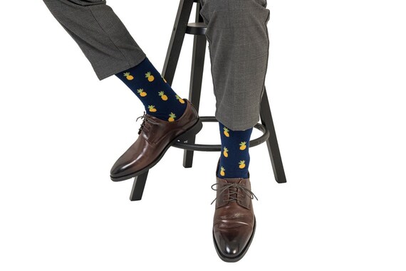 Pineapple Socks Tie Combo Gift for Men Pineapple Ties for Him