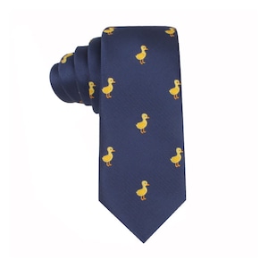 Ente Krawatte für Ihn Entlein Tierliebhaber Krawatten für Männer Vogel Geschenk für Ihn Arbeitskollege Weggehen Geschenk für Ihn Vatertagskrawatte Bild 2