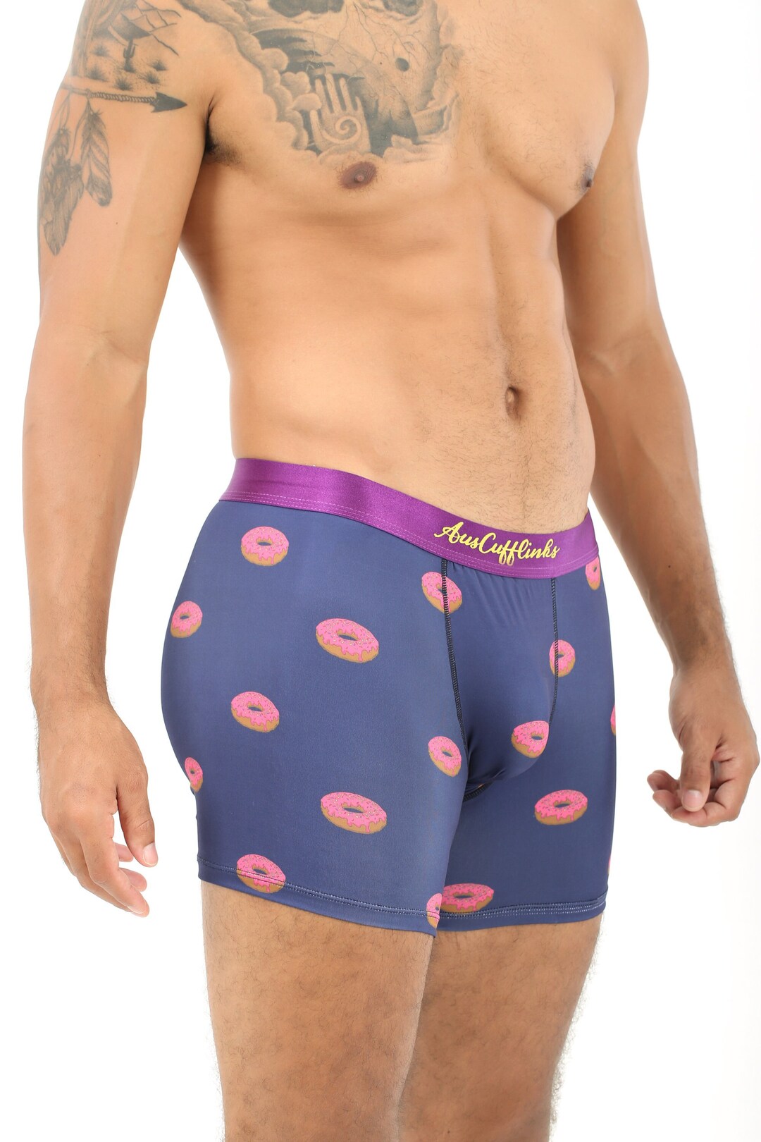 DONUT LOVER Doughnut Undies Underwear Mens Dessert Lover Briefs Mens