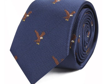 Eagle Tie for Him | Eagles Super Bowl | Animal Lover Neckties for Men | Bird Lover Gift for Him | Work Colleague Going Away Gift for Him