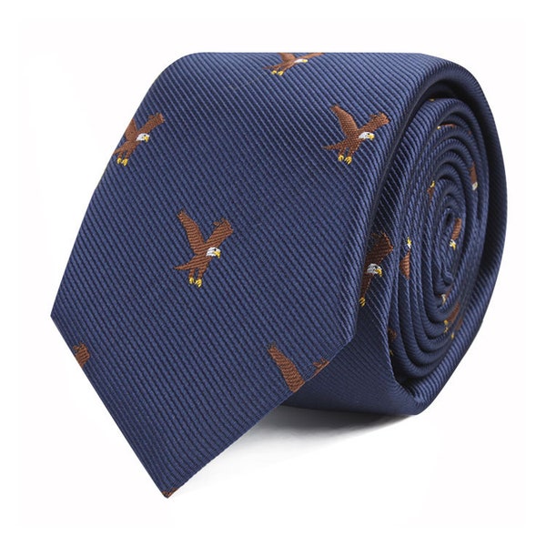 Eagle Tie for Him | Eagles Super Bowl | Animal Lover Neckties for Men | Bird Lover Gift for Him | Work Colleague Going Away Gift for Him