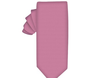 Classic Pink Tie Mens Tie Husband Gift Groomsmen Tie Mens Gift for Dad Groomsmen Ties Groom Gift Gift for Him Gift for Dad