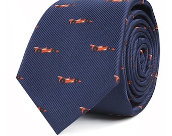 Racing Car Fan Tie for Men Race Car Neckties for Him | Nazcar F1 Fan Race Tie | Birthday Gift for Him | Work Colleague Tie for Him