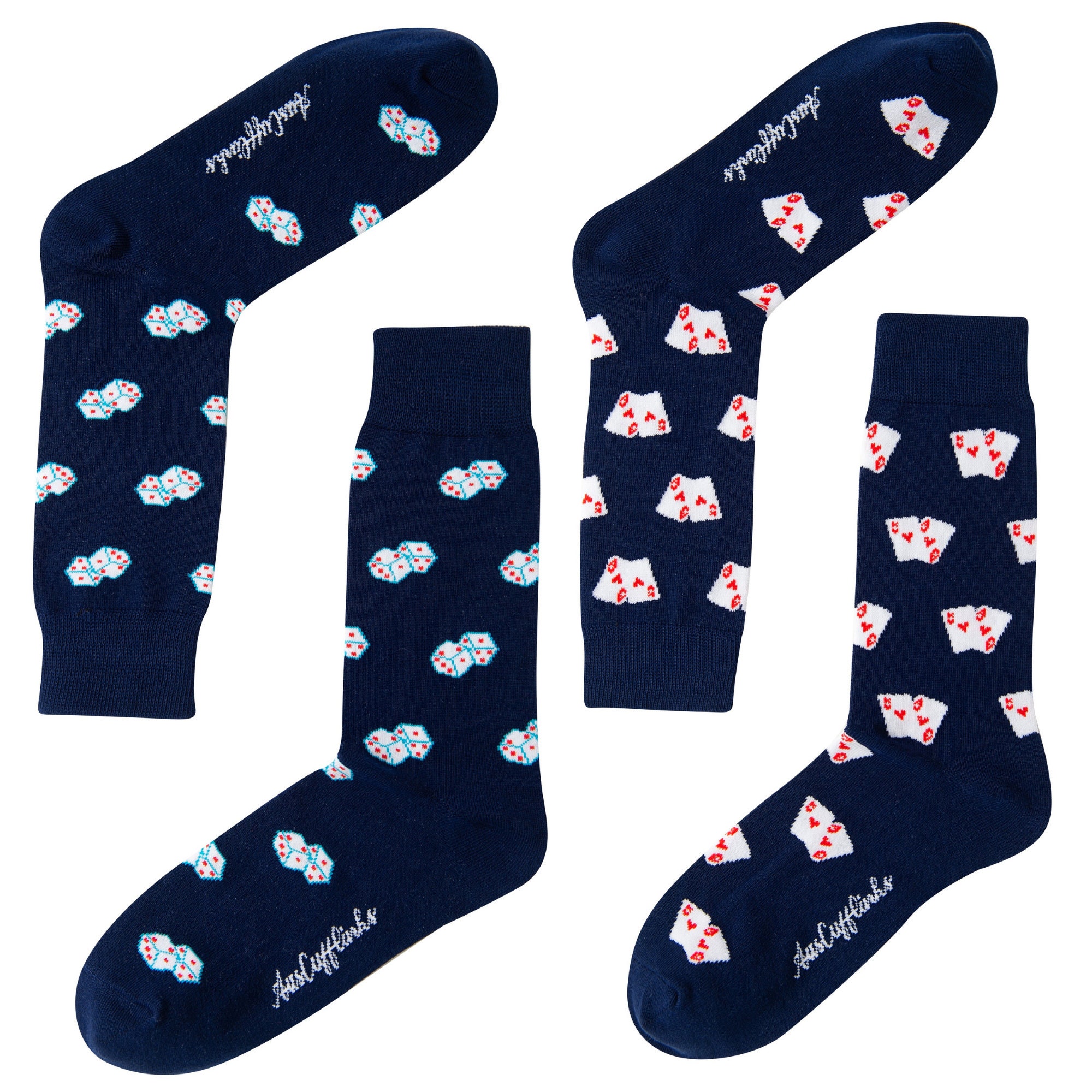 Dice Poker Socks for Him Rolling Dice Board Game Gift Socks | Etsy