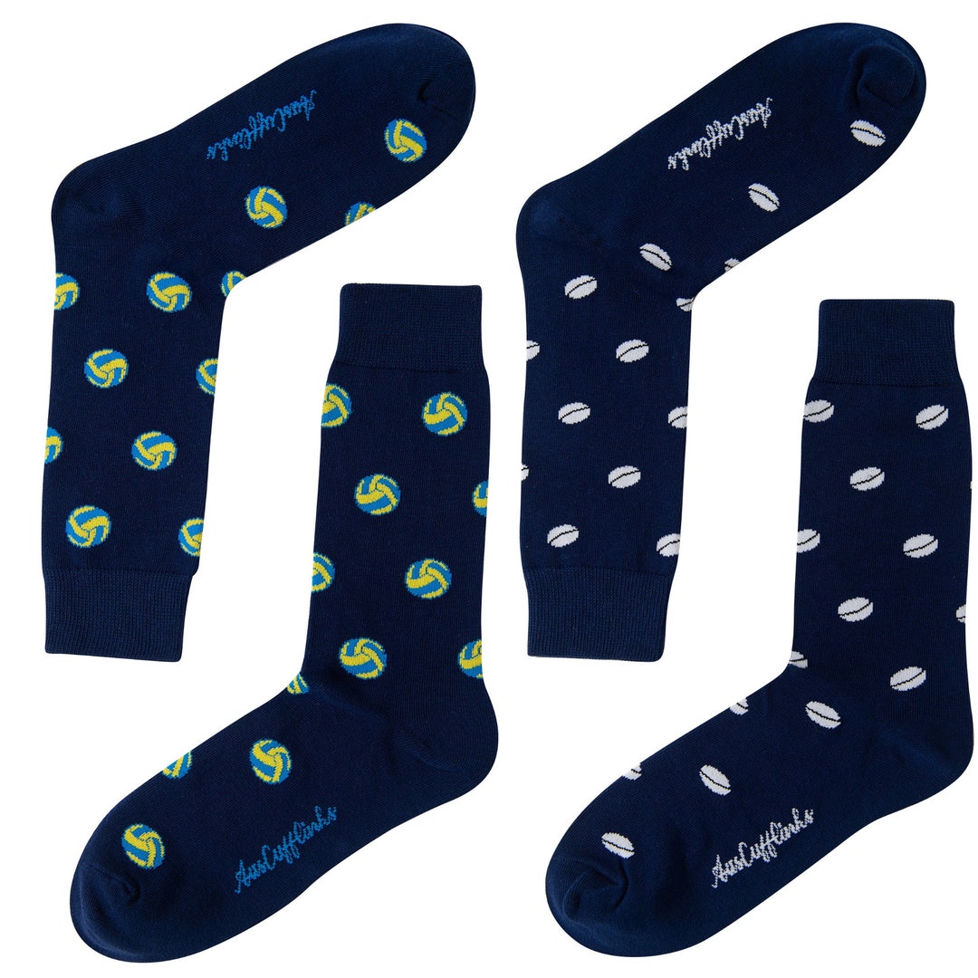 Volleyball Rugby Socks Present for Him Sports Net Beach Volleyball