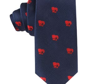 Boxing Fan Boxer Skinny Tie Corbata para hombres / Guantes de boxeo Corbata deportiva / Regalo de cumpleaños para él / Corbatas de boda para novios / Corbata del Día del Padre