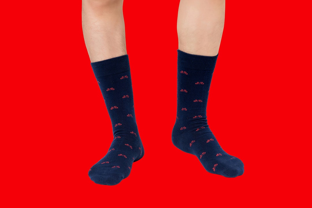 Bicycle Cycling Lover Socks for Men Gift Cyclist Groomsmen Socks