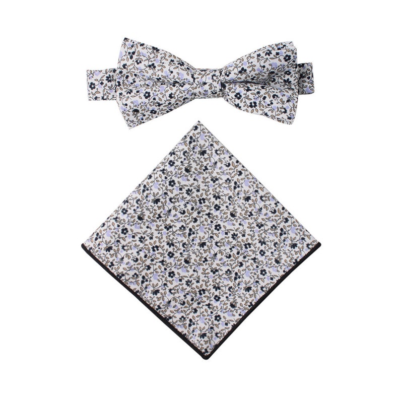 5 Yr Warranty White Linen Handkerchief Hanky Navy Edge Cotton Pocket Square